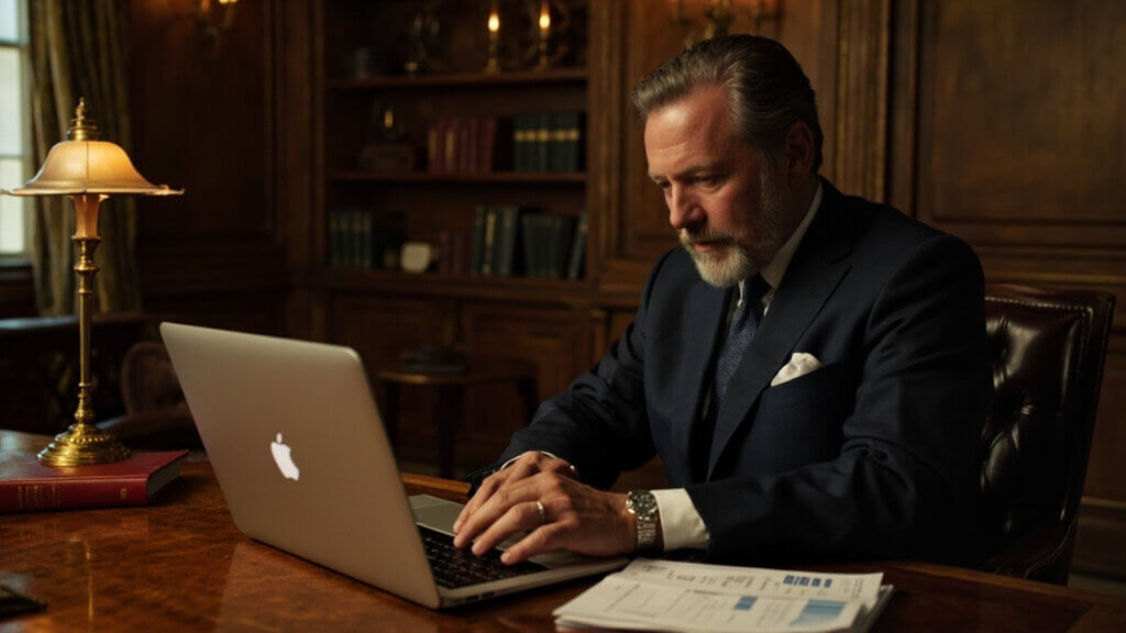A retiree modifying investment contributions after using a retirement calculator