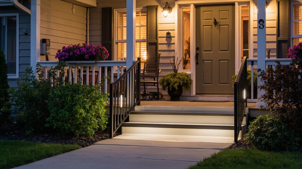 Safe and accessible front entrance for independent living at home